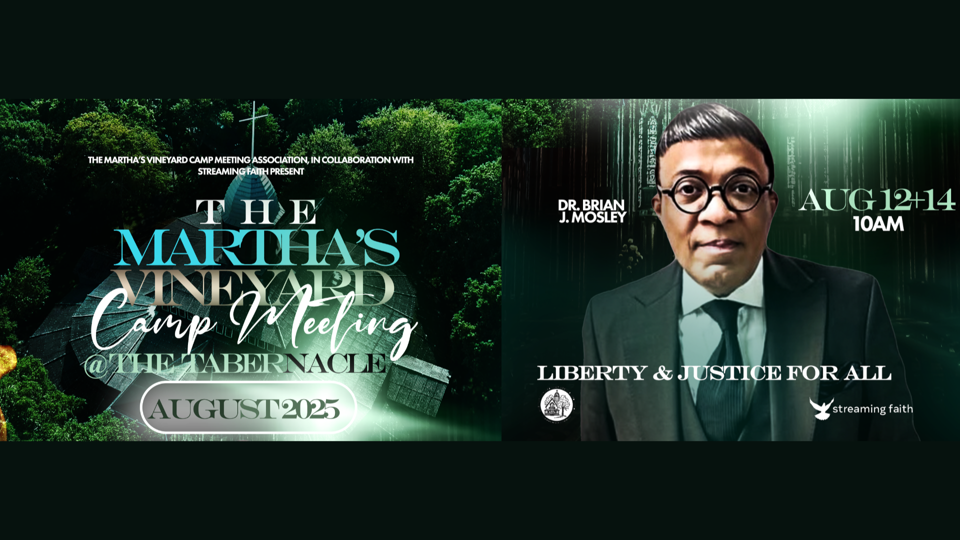 Tuesday August 12th, 2025 10AM ET - Dr. Brian J. Mosley from Martha's Vineyard Trinity UMC