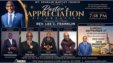 Tuesday Night Pastor Appreciation