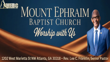 Mt. Ephraim Baptist Church Live