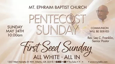 Mt. Ephraim Baptist Church Live