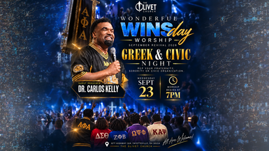 09-23-26 Wonderful "Winsday" Worship Revival Greek & Civic Night - Sep 23, 2026