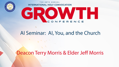 07.25.2025 - AI Seminar:  AI, You, and the Church
