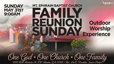 Mt. Ephraim Baptist Church Live - May 31, 2026