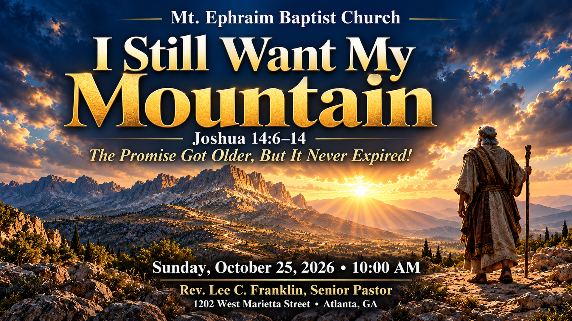 Mt. Ephraim Baptist Church Live - Oct 25, 2026