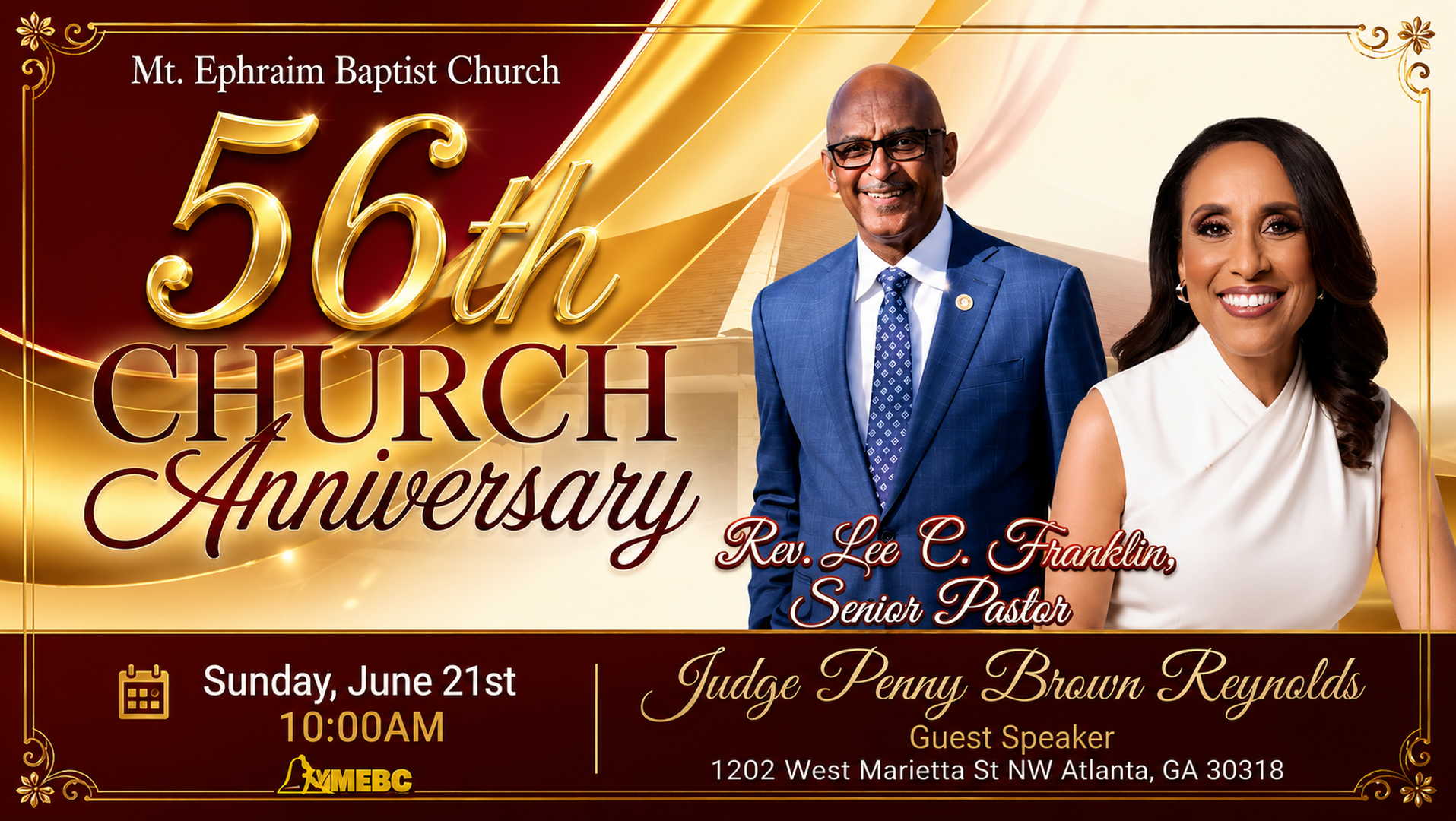 Mt. Ephraim Baptist Church Live - Jun 21, 2026